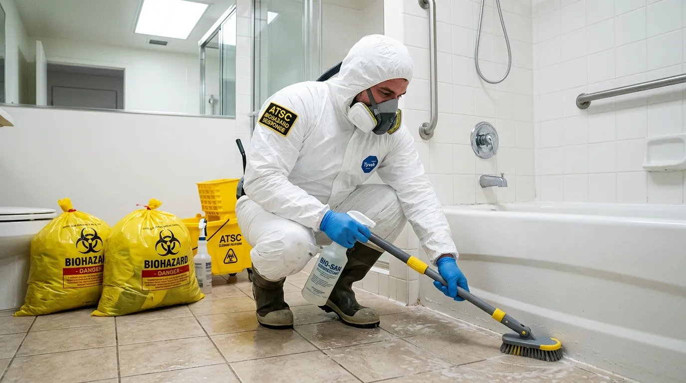 Decontamination equipment deployed for Blood Cleanup in Matawan